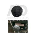A2D Manual Transmission Gears Pattern Stretchable Rubber Car Gear Shift Knob/Lever Cover for Extra Grip and Protection Round Black - Image 2