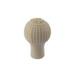 A2D Manual Transmission Gears Pattern Stretchable Rubber Car Gear Shift Knob/Lever Cover for Extra Grip and Protection Round Beige