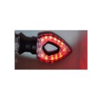 A2D Bike R-Leaf-SHP Sleek SMD Led Turn Indicators Set of 2 Red - Image 4