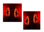 A2D Bike R-Leaf-SHP Sleek SMD Led Turn Indicators Set of 4 Red - Image 3