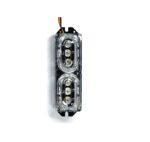A2D Bar Type Combo Cobe DOT-LED Red n Blue Strobe Flasher Tail Brake Light - Image 2