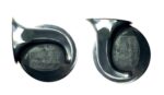 A2D Heavy Sound Super Horn Type R Horn Car Horn Black- Set of 2 - Image 4