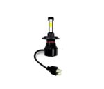 A2D 12V 3-Side Led H4 Hs1 Bike Headlight Bulb Replacement High-Low Beam-White