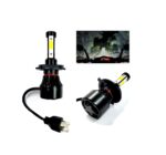 A2D 12V 4-Side Led H4 Hs1 Bike Headlight Bulb Replacement High-Low Beam-White - Image 5