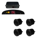 A2D LED Car Parking Sensor BLACK + Night Vision Reverse Parking Camera + Parking Camera Screen - Image 4