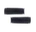 A2D DH1 Non Slip Bike Acupressure Acupuncture Rubber Bike Handle Grips Covers Set of 2 Black