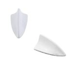 A2D Shark Fin Shape Decorative Roof Car Antenna White