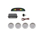 A2D Car Reverse Parking Sensor with LED Display- Silver