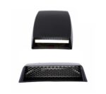 A2D Car Decorative Air Flow Intake Scoop Bonnet Vent Sticker Cover Hood -Black - Image 4