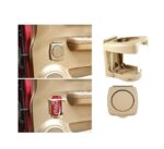 A2D Car Drink Holder Foldable Beige - Image 4