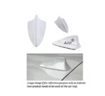 A2D Shark Fin Shape Decorative Roof Car Antenna White - Image 2