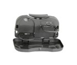A2D Car Back Seat Organizer Folding Car Back Seat Table Drink Food Cup Tablet - Black