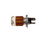 A2D H4 Police Light Style Red n Blue 6000k Cree Projector Super Glow Stock Replacement Bike Headlight Bulb-White - Image 2
