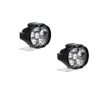 A2D L3C 6 Led Transformer Bumble Bee Style Bike Fog Lamp Assembly White Set of 2