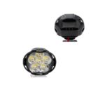 A2D L3C 6 Led Transformer Bumble Bee Style Bike Fog Lamp Assembly White Set of 2 - Image 2