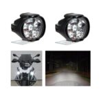 A2D L3C 6 Led Transformer Bumble Bee Style Bike Fog Lamp Assembly White Set of 2 - Image 3