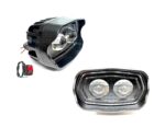 A2D Proj-T Twin Led 6000K High Power Combo of Car Projector Fog Lamps Lights + Switch White Set of 2 - Image 3