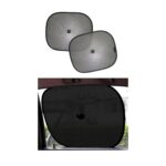 A2D Stick to Car Side Windows Sunshades Car (Black) Set of 2 - Image 2