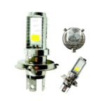 A2D 12V Lens Top Cobe H4 HS1 Bike Led Headlight Bulb Replacement White - Image 2
