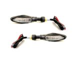 A2D Bike Tri-Led Sleek Amber Super Bright Led Indicators Set of 2 Orange