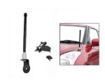 A2D 2 Way Adjustable Car Bonnet VIP Decorative Antenna Black - Image 2