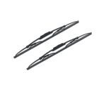 A2D Combo of Front Windshield Wipers Smooth Cleaning Fog Rain Wipers Blades for Toyota Qualis Type 1
