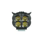 A2D 4 Led Owl Shaped Projector Flasher Fog Light White & Yellow for Bikes - Image 2