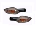 A2D Orginal Style OEM Bike Turn Inidicators Clear Glass Amber Light Set Of 2 for Honda CBR-150 - Image 2