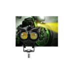 A2D 2 Led Owl Shaped Projector Flasher Fog Light White & Yellow for Bikes - Image 5