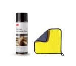 A2D Combo of 3M Interior Cleaner (580 g) + Microfiber Cleaning Towel (Pack of 1)