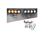 A2D 4 Led Mini Drive Car Fog Light Projector Color White-Yellow 12V with Switch Set of 2 - Image 3