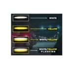 A2D 4 Led Mini Drive Car Fog Light Projector Color White-Yellow 12V with Switch Set of 2 - Image 4