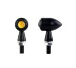A2D Bullet Shape Turn Signal Led Indicator Fog Light Set of 2 - Amber Yellow - Image 2