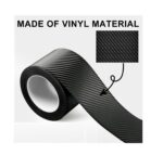A2D Carbon Fibre Car Door Sill Protector Tape High Gloss - Black - Image 2