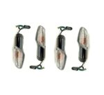A2D Orginal Style OEM Bike Turn Inidicators Clear Glass Amber Light Set Of 4 for Honda CBR-150