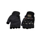 A2D Probiker Half Finger Racing Biking Driving Motorcycle Gloves - Black - Image 2