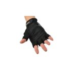 A2D Probiker Half Finger Racing Biking Driving Motorcycle Gloves - Black - Image 3
