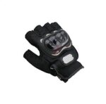 A2D Probiker Half Finger Racing Biking Driving Motorcycle Gloves - Black - Image 4