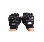 A2D Probiker Half Finger Racing Biking Driving Motorcycle Gloves - Black - Image 5