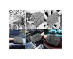 A2D Double Sided Microfiber Gloves Car Wash Mitt for Cleaning Multicolor - Set of 2 - Image 5