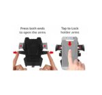 A2D Car Mount Adjustable Mobile Phone Holder Long Arm Windshield - Black - Image 3