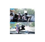 A2D Car Mount Adjustable Mobile Phone Holder Long Arm Windshield - Black - Image 4