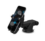 A2D Car Mount Adjustable Mobile Phone Holder Long Arm Windshield - Black - Image 5