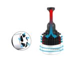 A2D H4 12V High Low Beam Light Conversion Kit Car Led Headlight Nighteye Bulb - Set of 2 - Image 2