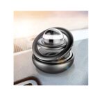A2D Solar Powered Rotating Black Crystal Air Freshener Car Dashboard Perfumes  - Black - Image 3