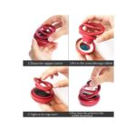 A2D Solar Powered Rotating Black Crystal Air Freshener Car Dashboard Perfumes  - Black - Image 4
