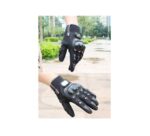 A2D Probiker Full Finger Racing Biking Driving Motorcycle Gloves - Black - Image 4