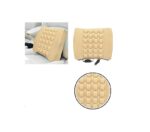 A2D Car Seat Massager Backrest Cushion Vibrating Lumber Support Pillow Cushion - Beige - Image 2