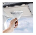 A2D Car Tissue Paper Holder Sun visor & Backseat Napkin Case Tissue Box - Beige - Image 5