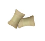 A2D Car Neck Rest Pillow Cushion Set Headrest Support with Adjustable Strap - Beige - Image 4